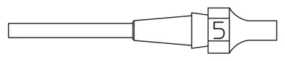 Obrázek produktu pro Sací tryska Weller řady XDSL, XDSL 5/1,8 mm, 3,3 mm T0051326399 (XDS Xdsl XDSL)