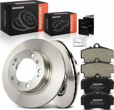 Image de Frankberg 2x disques de frein 4x plaquettes de frein essieu arrière pour Porsche Boxster 986 2.5L 2.7L 1996-2004