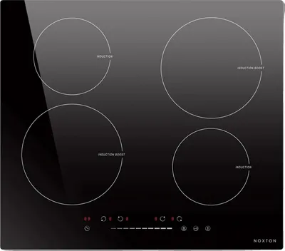Image de Table de cuisson à induction, 4 zones de cuisson, caractéristiques de sécurité, 7000W curseur tactile