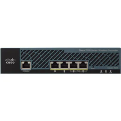 Produktbild von Cisco 2504, 1000 Mbit/s, 3DES, DES, MD5, SSL/TLS, WPA, WPA2, 10,100,1000 Mbit/s