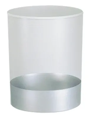 Produktbild von Feuerfester Papierkorb mit Inneneimer 13 Liter, Grau