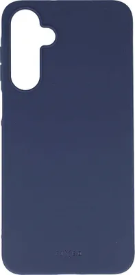 A dark blue phone case is shown against a white background.