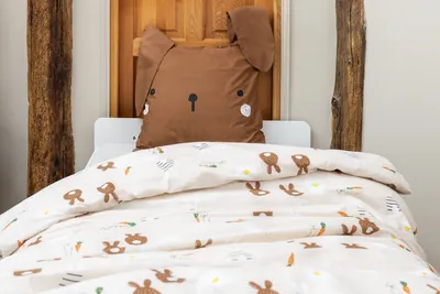 Produktbild von Kinderbettwäsche-Set 140 x 200 cm POMPON