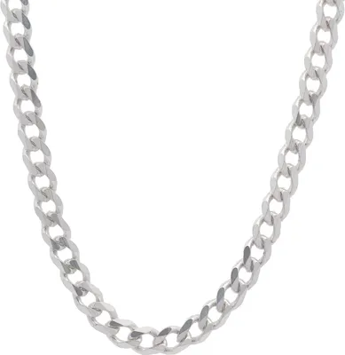 Produktbild von Silberkette Panzerkette Länge 50cm - Breite 3,2mm - 925 Silber