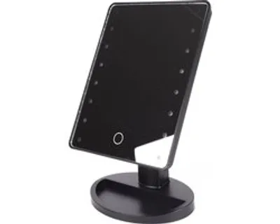 Produktbild von Benson Make-up-Spiegel - LED Touch - dimmbar - 16 Leds - Schwarz