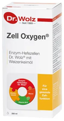 Immagine prodotto di Dr Wolz Zell Soluzione di ossigeno per sostenere il metabolismo energetico, soluzione da 250 ml