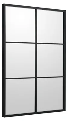 Obrázek produktu pro Obdélníkové nástěnné zrcadlo, kovový rám, 70 x 100 cm