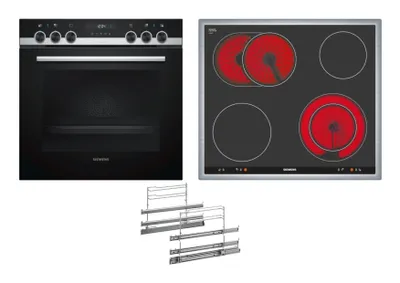 Produktbild von Siemens iQ500 EQ521KT00B - Keramika - 4 zóny - Sklokeramika - Čierna - 2000 W - 58,3 cm