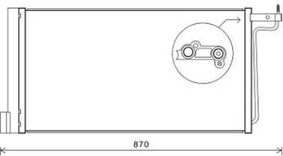 Produktbild von DIEDERICHS DCC1642 Kondensator Klimaanlage Klimakondensator für FORD FOCUS III Turnier +Trockner