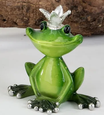 Produktbild von Deko Figur 'Froschkönig', 9 cm, grün