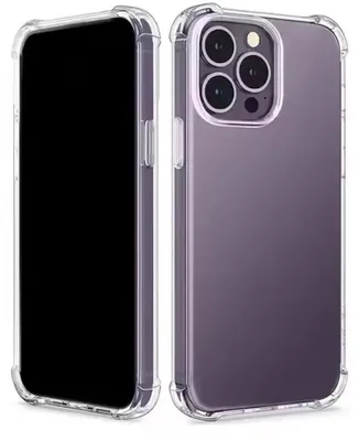 Productafbeelding van Go Go Gadget – Transparante – siliconen – schokbestendige – hoesje – geschikt voor iPhone 15 Pro Max