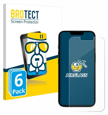 Produktbild von 6x BROTECT Schutzglas für Apple iPhone 16e / 17e Schutzfolie Panzer Folie Glas Display Schutz klar