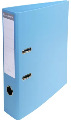 Image de Exacompta 10x Classeur à levier PVC A4 dos de 70mm. Bleu clair 53702E