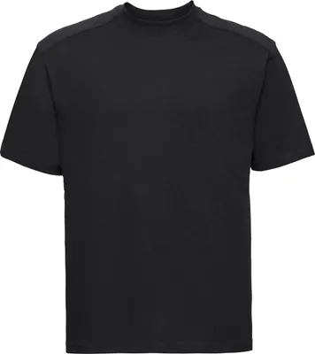 Produktbild von Russell Europe Herren T-Shirt / Arbeits-T-Shirt RW3274 (2XL) (Schwarz)
