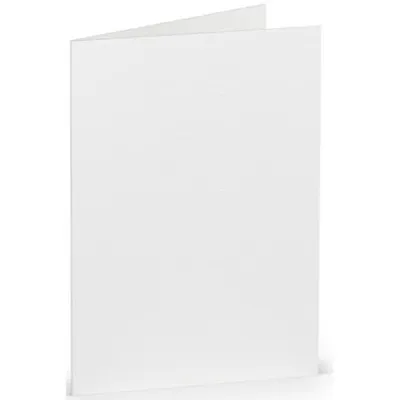 Image de Carte double A7 portrait UE=5 blanc