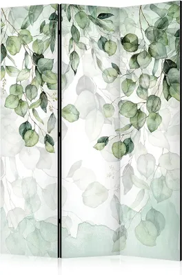 Imagen del producto de - Biombo divisor de ambientes, diseño natural, 135x172 cm, de 3 paneles, ideal para salón o oficina