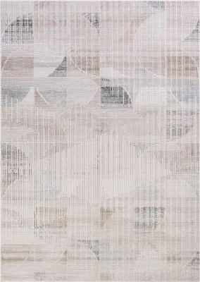 Immagine prodotto di Tappeto Tapiso COMO Moderno Astratto a pelo corto Marrone Scuro Crema 140 x 200 cm