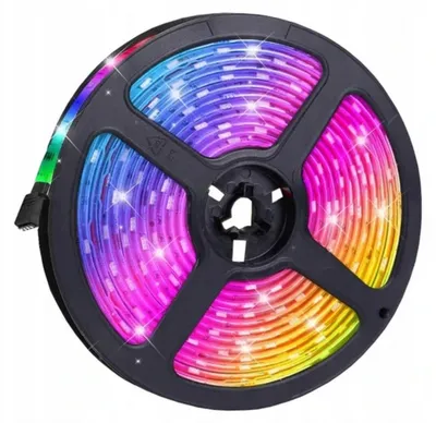 Productafbeelding van LED-strip, RGB, kleurrijk, 14,4W/m, 72W, 12V, IP20, rol van 5 meter
