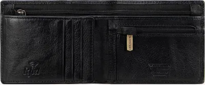 Produktbild von Wittchen Herren-Geldbörse aus Leder, mittelgroß, Schwarz, Naturleder