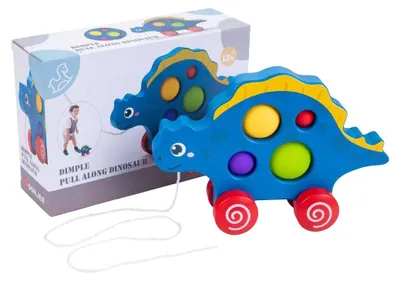 Produktbild von Nachzieh-Dino aus Holz