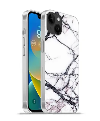 Produktbild von MuchoWow® Handyhülle Schutzhülle Hülle für Apple iPhone 14 Plus - Soft case Marmor - Weiß - Stein Silikon Softcase Handy Hülle - Abbildung