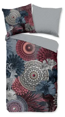 Produktbild von Duvet cover Hip 135x200 + 1* 80x80 cm - Mandalas, flowers and deer