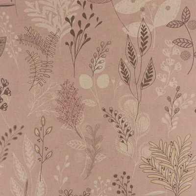 Produktbild von Dekostoff Meterware Halbpanama Leinenlook Soft Calming rosa 1,40m