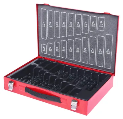 Obrázok produktu pre KS Tools 330.1640, Vŕtačka, Súprava vrtákov, rotácia vpravo, Kov, Plast, Drevo, 118°, HSS-R oceľ