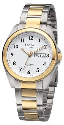 Produktbild von REGENT Herrenuhr F1446 Edelstahl Quarzwerk