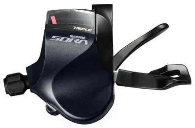 Image de Shimano levier de vitesse p. Flatbar SL-R3030 3-fois, gauche, 1800 mm lg.noir