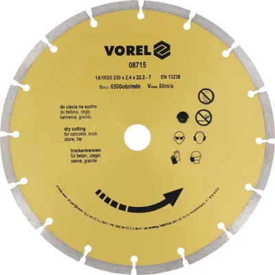 Produktbild von VOREL Diamantscheibe 230 x 22,2 x 2,4 mm TO-08715