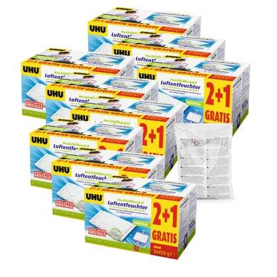 Produktbild von UHU original Luftentfeuchter Nachfüllbeutel 450g Duftneutral (28er Pack)