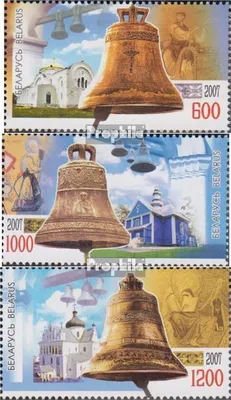 Produktbild von Briefmarken Weißrussland 2007 Mi 682-684 (kompl.Ausg.) postfrisch Glocken