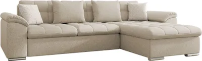 Produktbild von MIRJAN24 Ecksofa Diana, Eckcouch mit Bettkasten und Schlaffunktion, Polsterecke (Matana 17 + Evo 27 + Matana 17, Seite: Rechts)