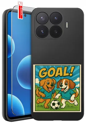 Productafbeelding van Beschermhoezen voor de Xiaomi 17T Pro – Designs | Mat siliconen hoesje + 9H-glas