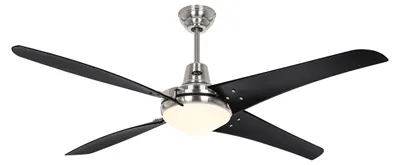 Obrázek produktu pro CasaFan Mirage BN-SW, Domácí vrtulový ventilátor, Černá, Chrom, Strop, Plast, 58,3 dB, 32 m³