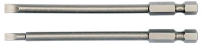 Immagine prodotto di Punte a fessura lunghe 4x100 mm e 5x100 mm, set da 2 pezzi, acciaio S2