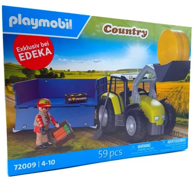 Obrázek produktu pro PLAYMOBIL Traktor s přívěsem 72009