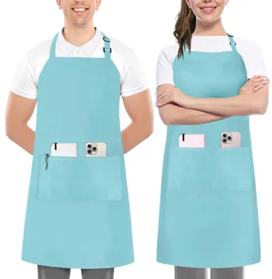Produktbild von 2-Taschen Latzschürze Wasserabweisend für das Kochen
