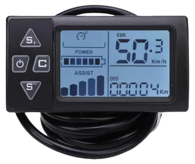 Image de Écran LCD pour vélo électrique, modèle S861, panneau pour scooter avec connecteur SM, conçu pour la modification de vélos