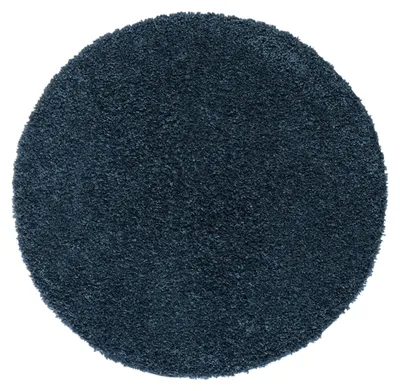 Obrázok produktu pre MY-RUG Koberec s vysokým vlasom Shaggy Star, 150x150, modrý, mierne lesklý, extra nadýchaný, okrúhly