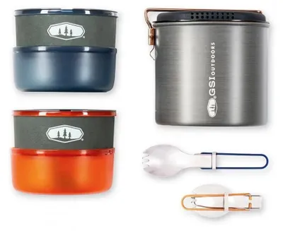 Zdjęcie produktu dla Zestaw do gotowania dla 2 osób GSI Outdoors Halulite Dualist