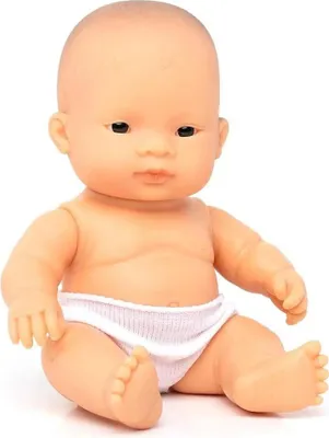 Produktbild von Miniland Asiatische Babypuppe 21 Cm Rosa Kinder Rosa One Size