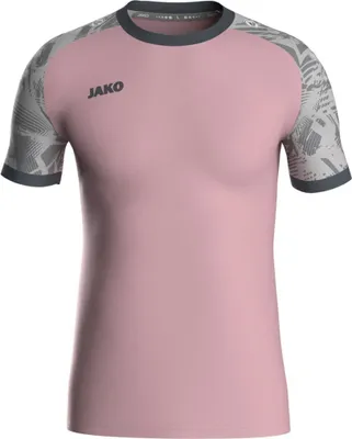 Produktbild von JAKO Kinder Trikot Iconic KA, Farbe:dusky pink/soft grey/anthra light, Größe:164