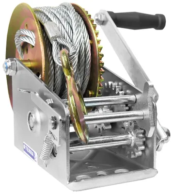 Produktbild von Handwinde Seilwinde Bootswinde Schnellverschluss Kurbel 1590kg 3500lbs