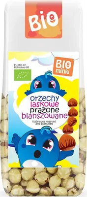 Obrázok produktu pre BLANCHOVANÉ OpraženéLIESKOVÉ ORIEŠKY 100 g - BIOMINKI