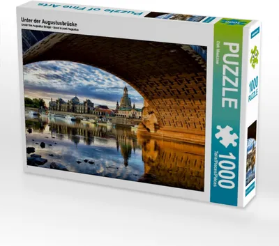 Produktbild von Calvendo Unter der Augustusbrücke 1000 Teile Puzzle quer 640x480mm, Meutzner Dirk; 7271336