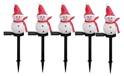 Produktbild von Solarbetriebene Schneemann-Lichterkette für den Außenbereich, ideal als Schneemann-Weihnachtsmann-Dekoration, solarbetriebene Gartenbeleuchtung für Terrasse, Hof, Garten, Rasen, Party und Weihnachtsgeschenke