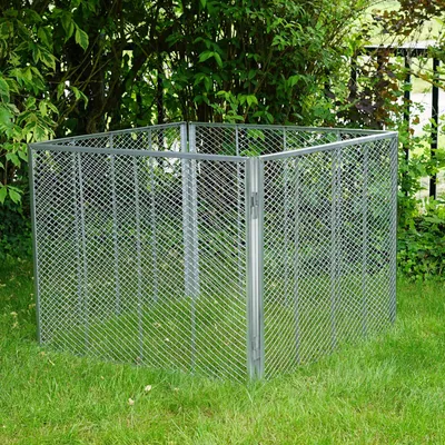 Productafbeelding van Metalen Compostbak 80 x 80 x 70 cm met 448 Liter Capaciteit