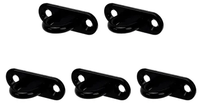 Produktbild von Edelstahl-Deckenhaken für Hängeschaukel, 5 Stück, Schwarz (5 mm)